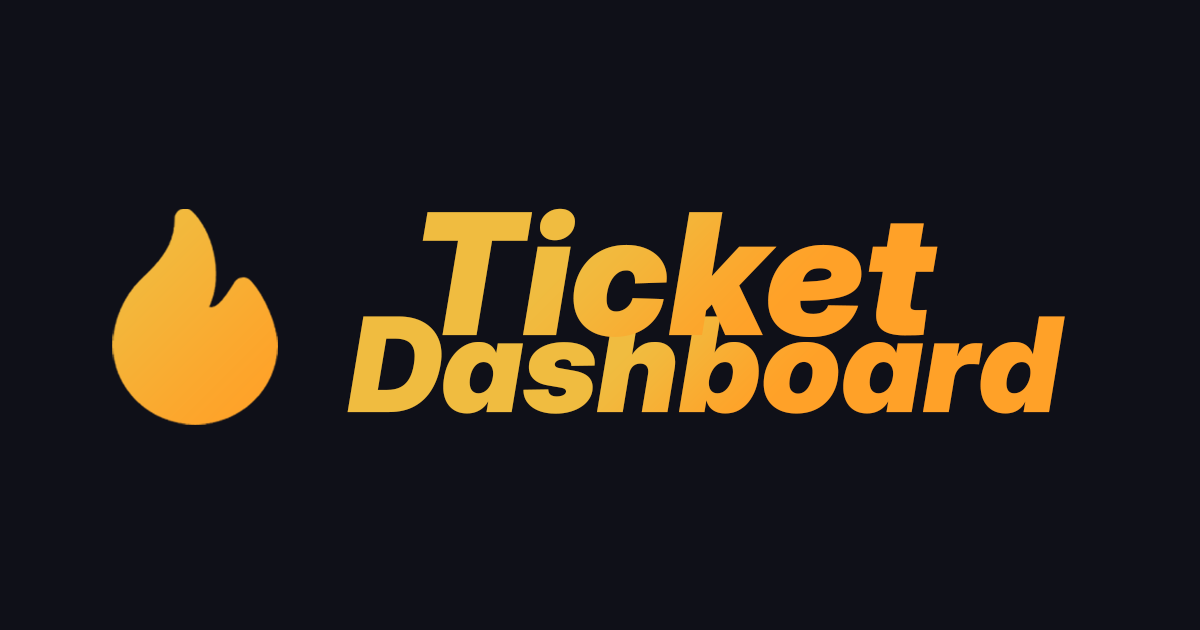 Sytx Ticket Dashboard